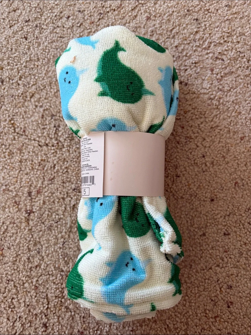 Hooded toddler towel